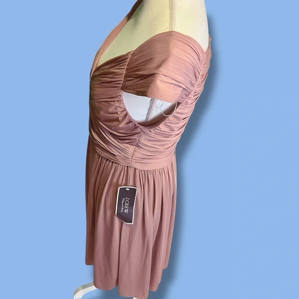 NWT J. Crew ‘Matilda’ Wedding / Bridesmaid Dress in “Wild Mushroom” Size 12